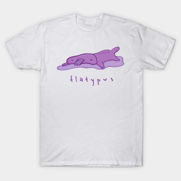 Flatypus T-Shirt by moonlitdoodl
